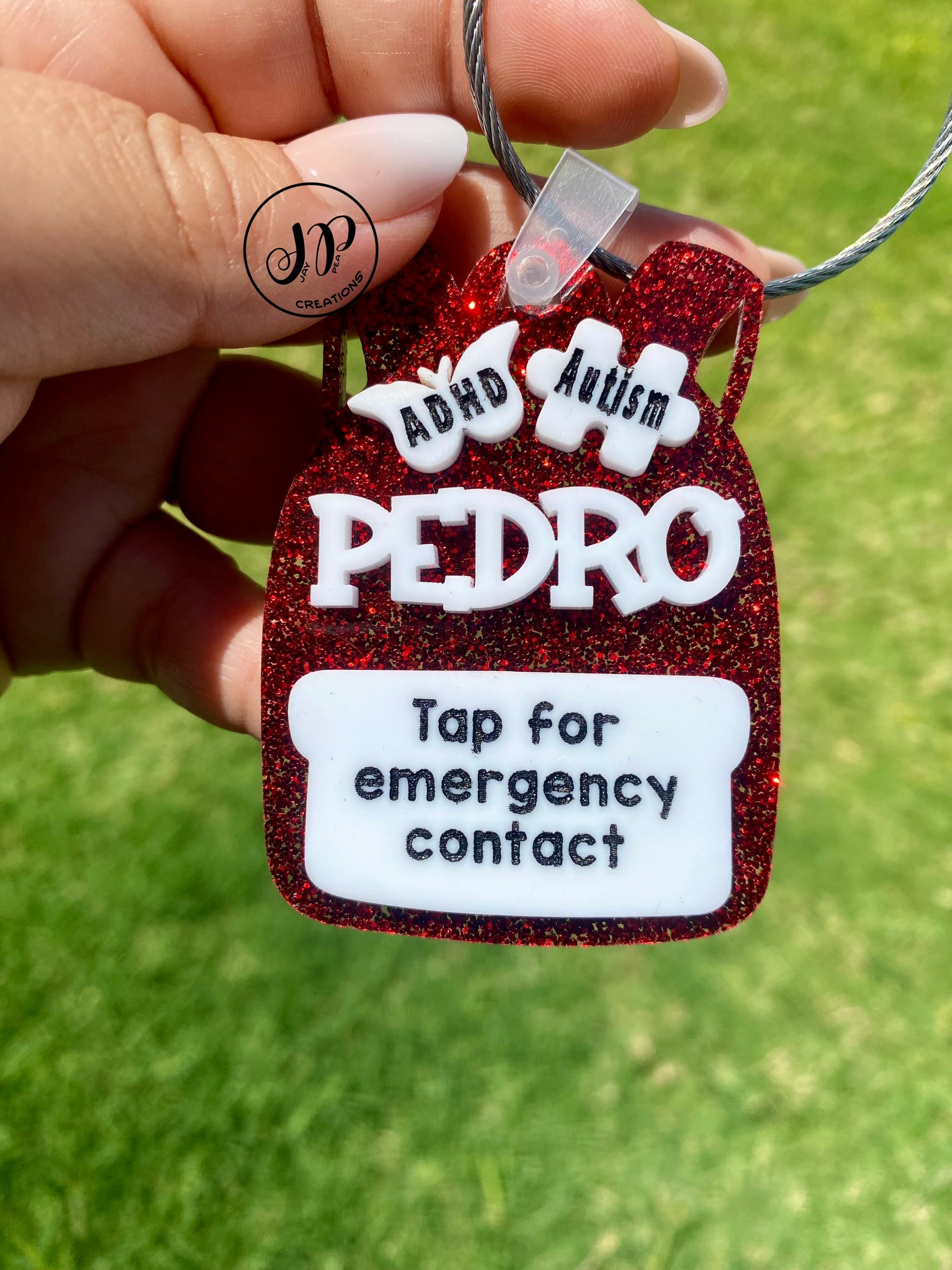 Pre order (Pick up after the first day of school) Emergency contact TAP tag