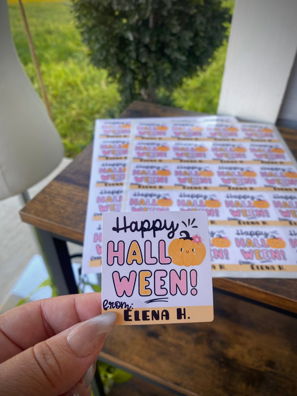 Halloween stickers