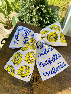 School bows personalized
