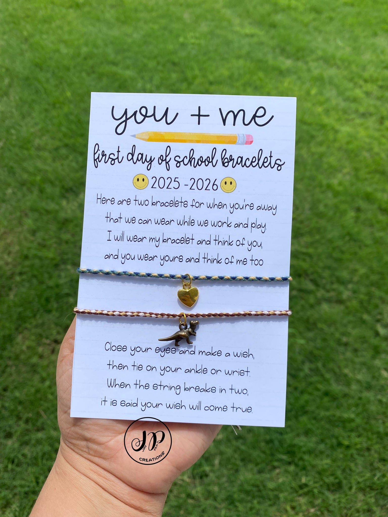 Back to school bracelets