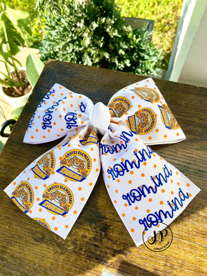 School bows personalized