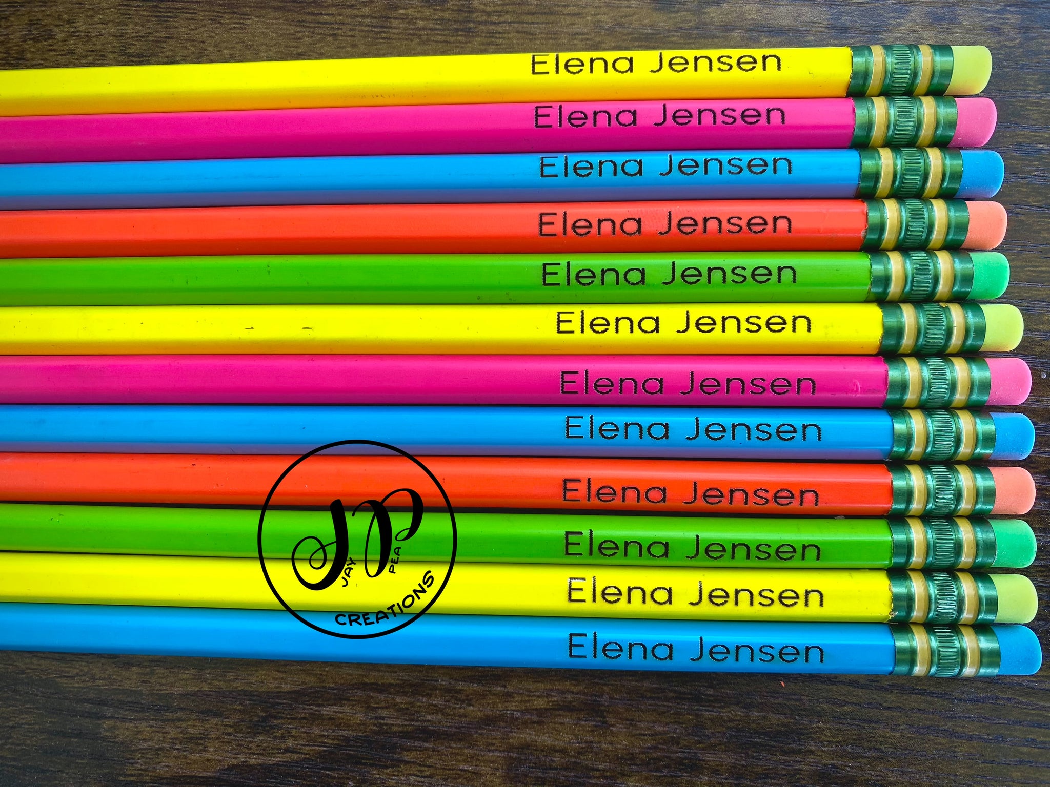 A dozen Engraved Pencils