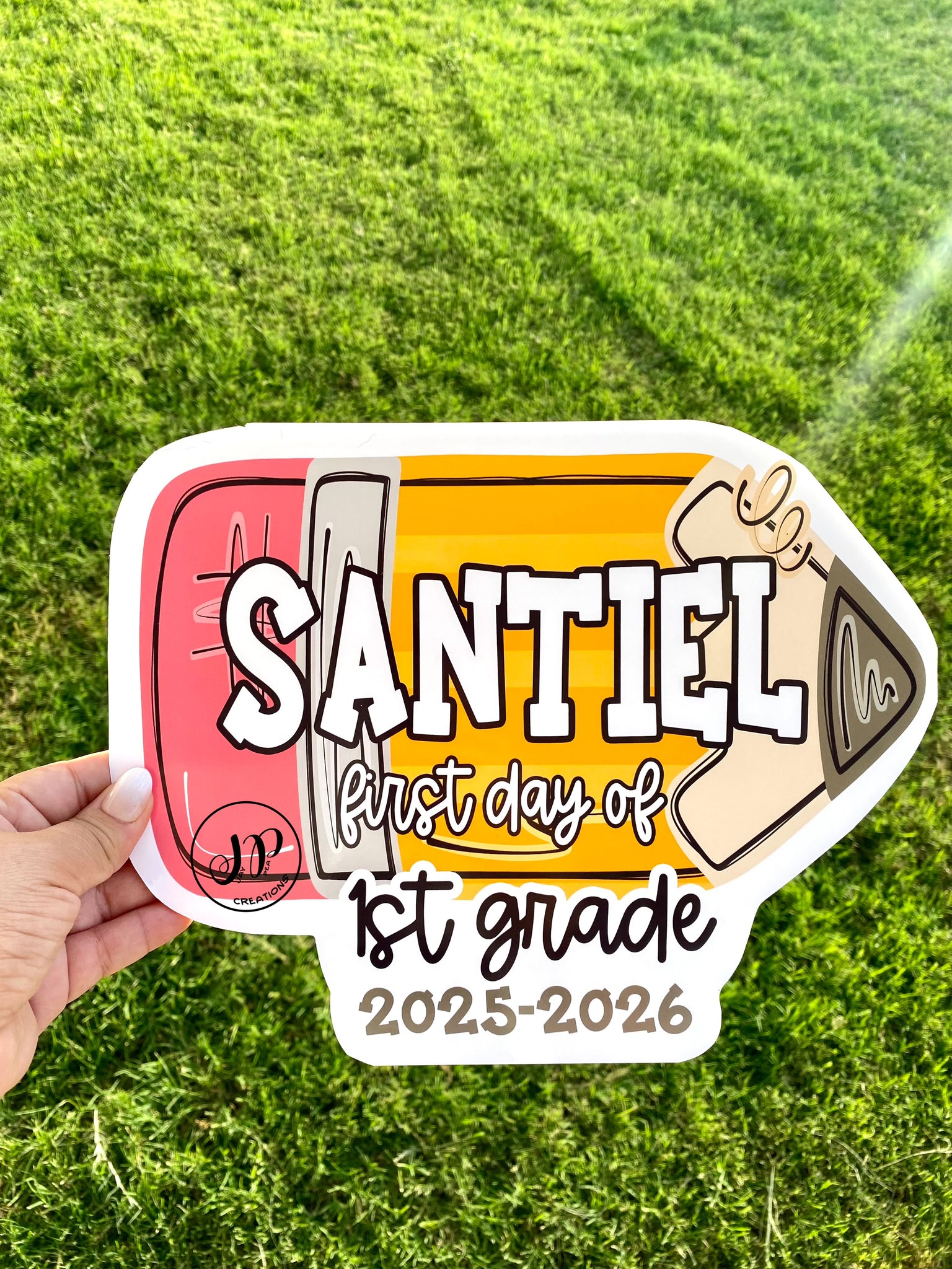 First day of school sign