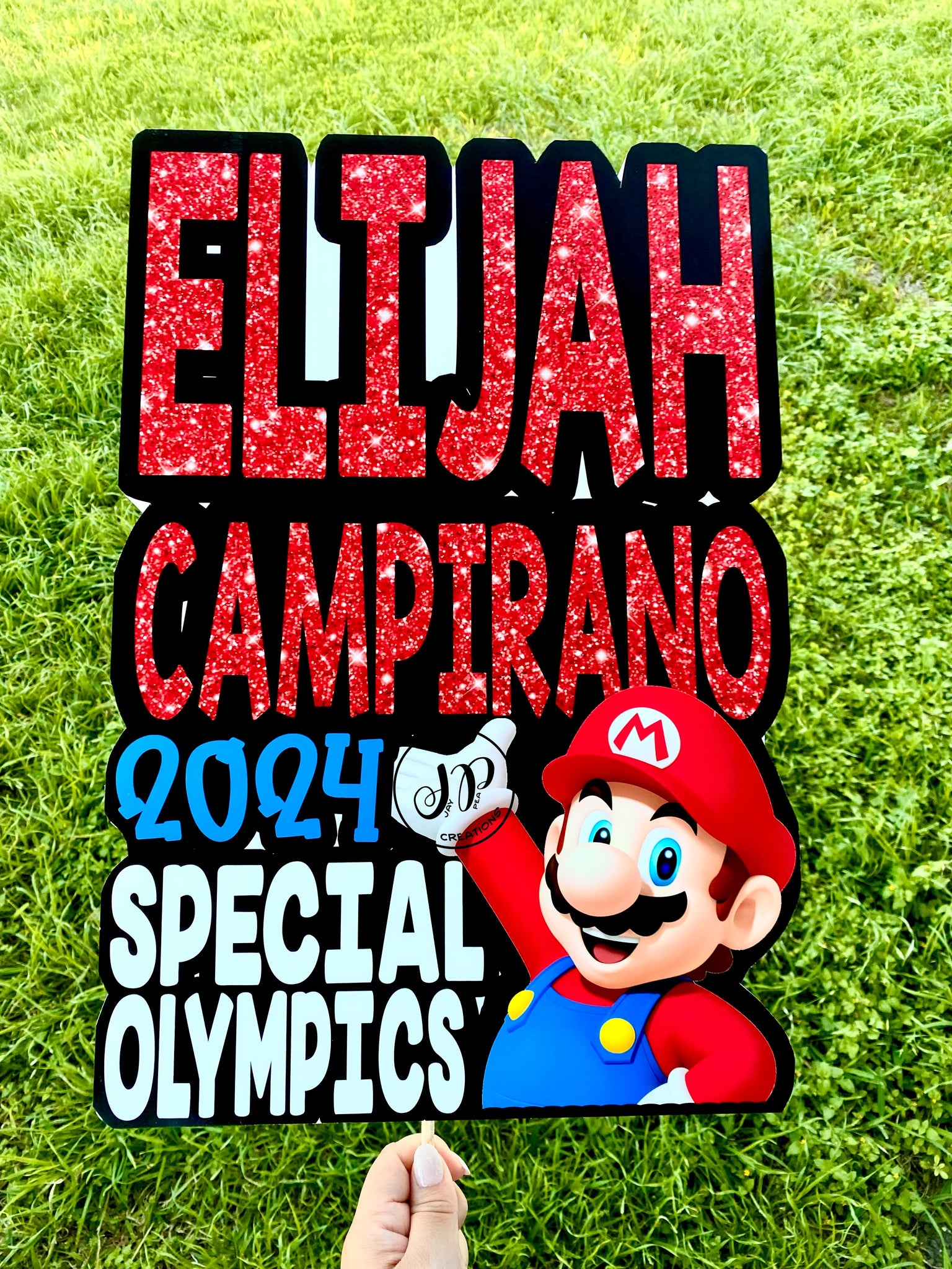 Special Olympics handheld