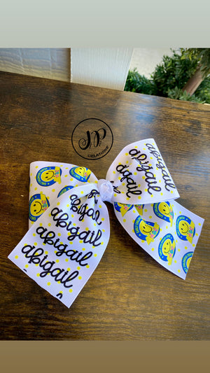 School bows personalized