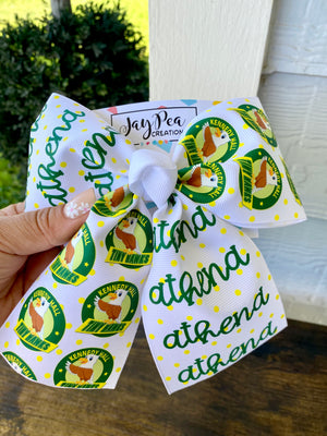 School bows personalized