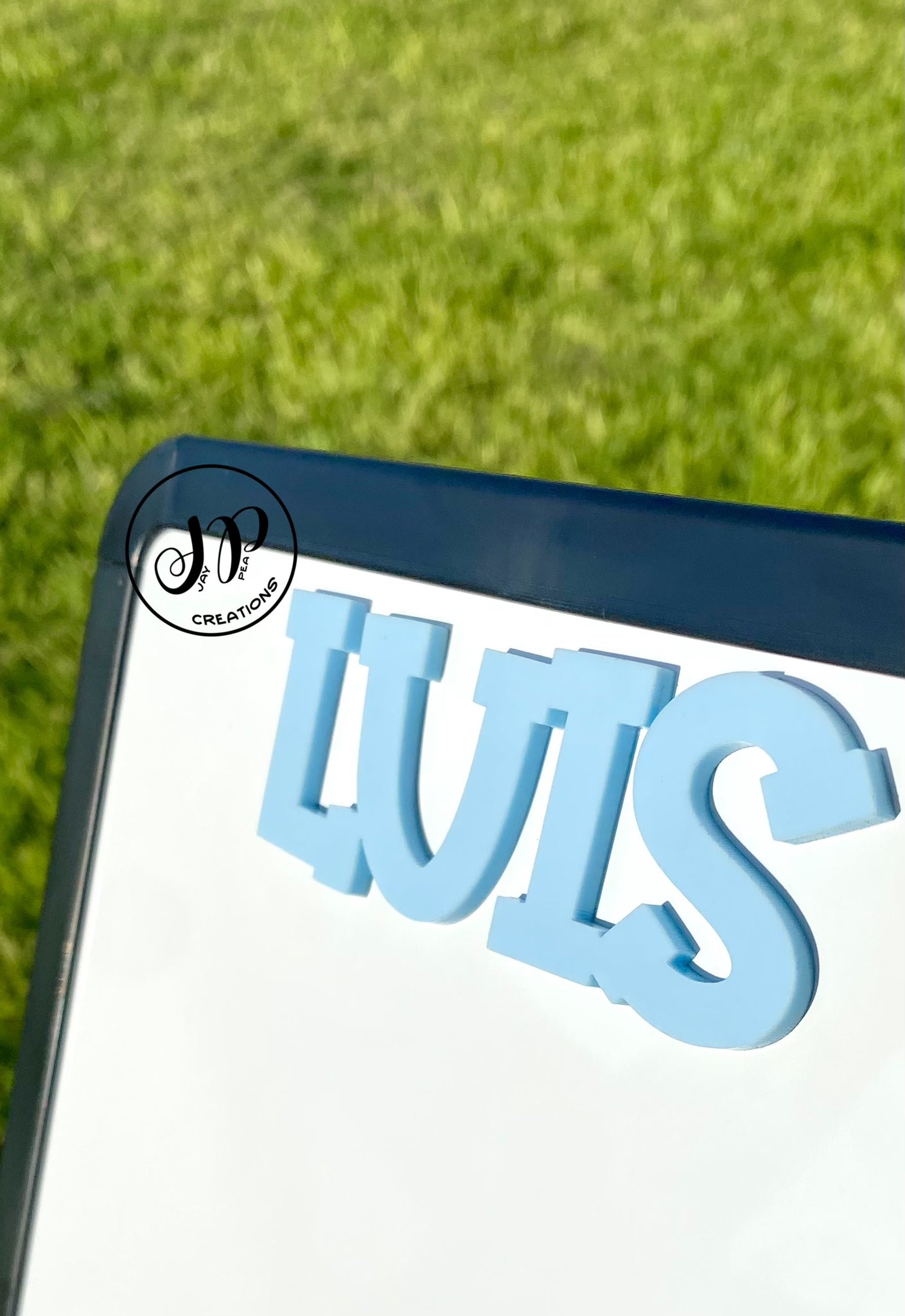 Dry erase board personalized