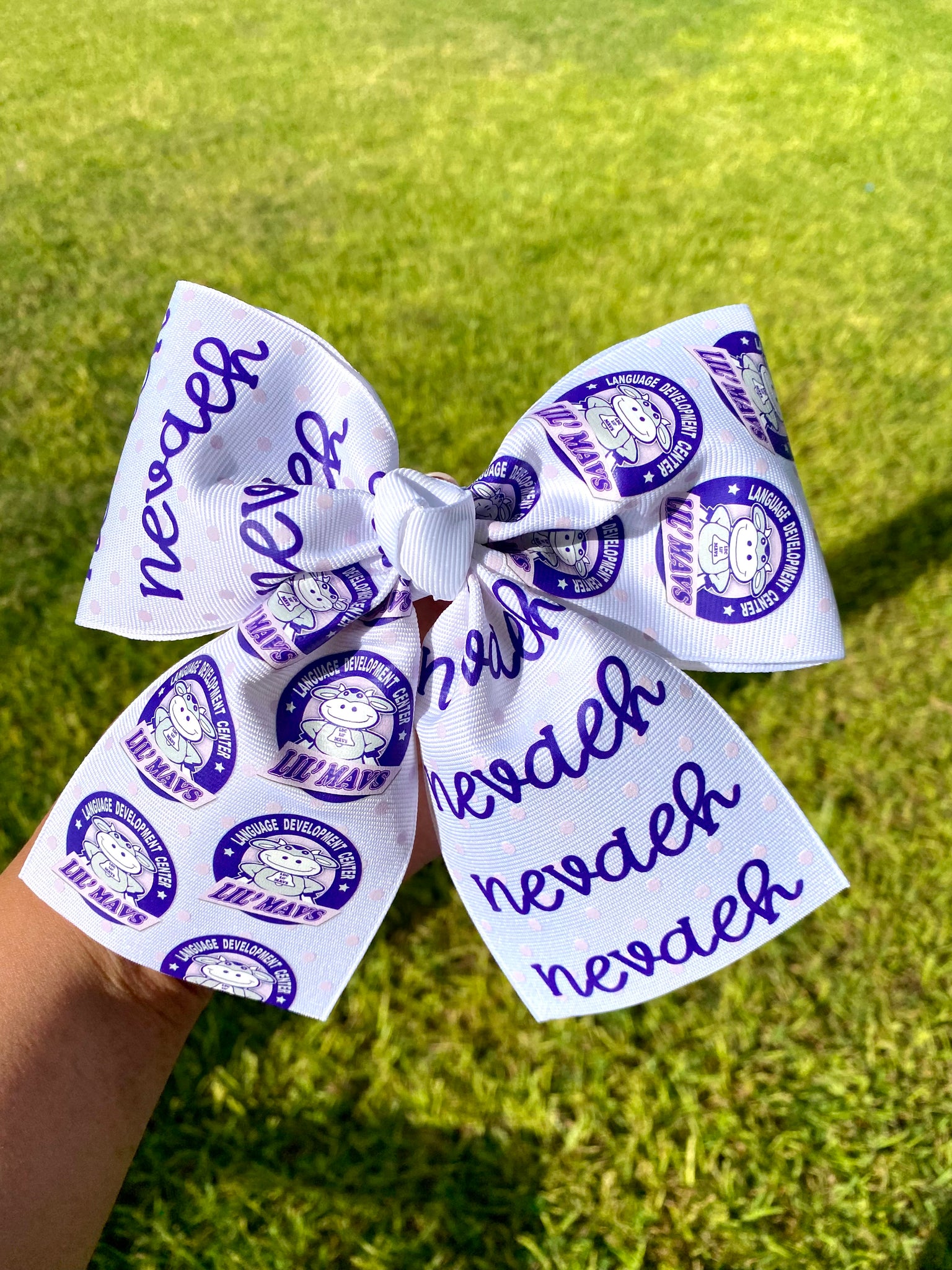 School bows personalized