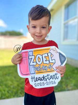 First day of school sign