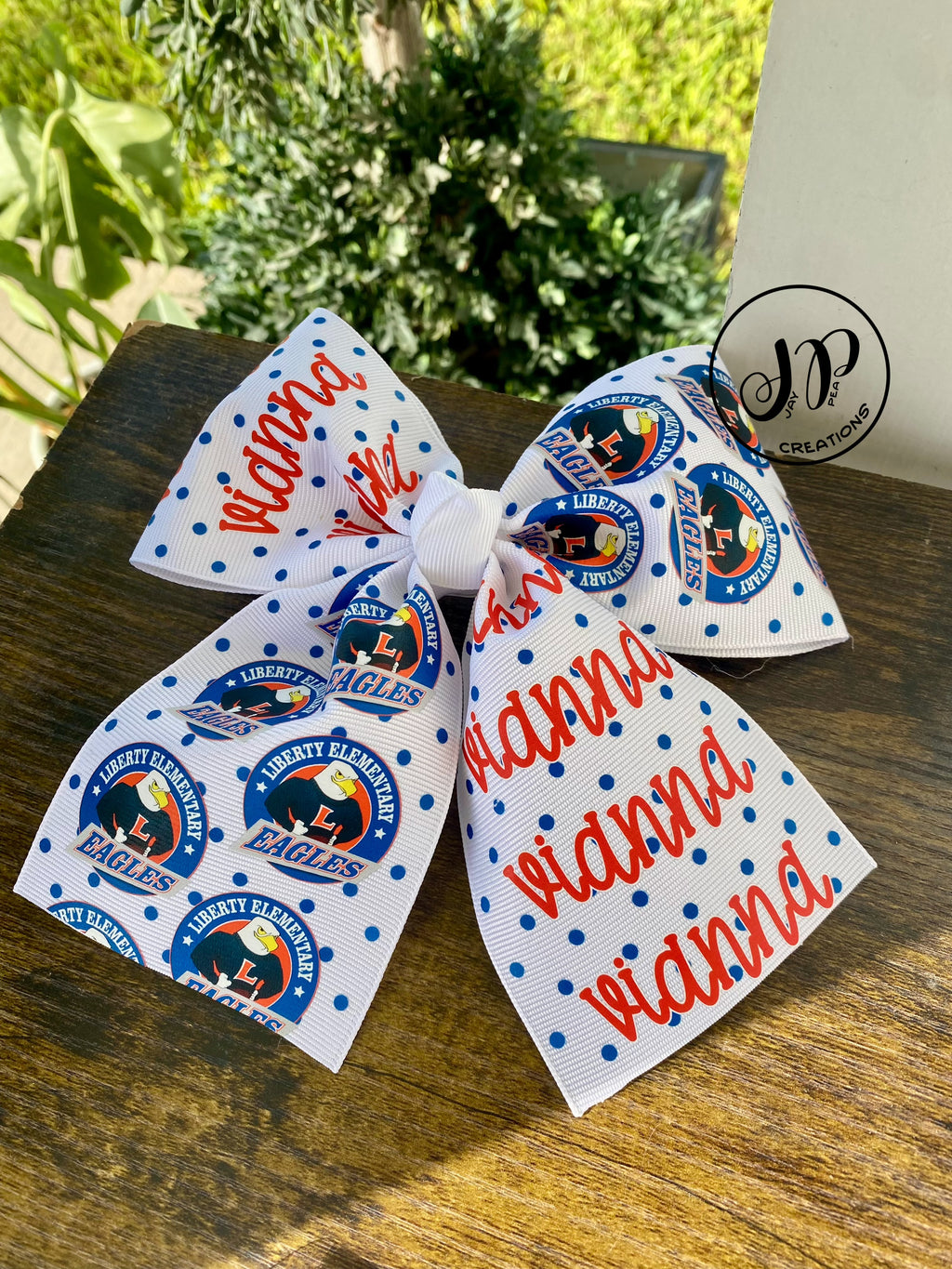 School bows personalized