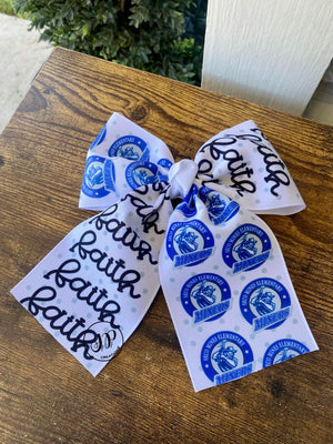 School bows personalized