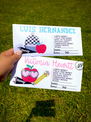 School envelopes for students