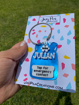 Pre order (Pick up after the first day of school) Emergency contact TAP tag