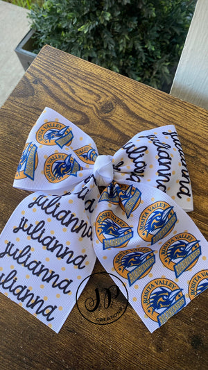 School bows personalized