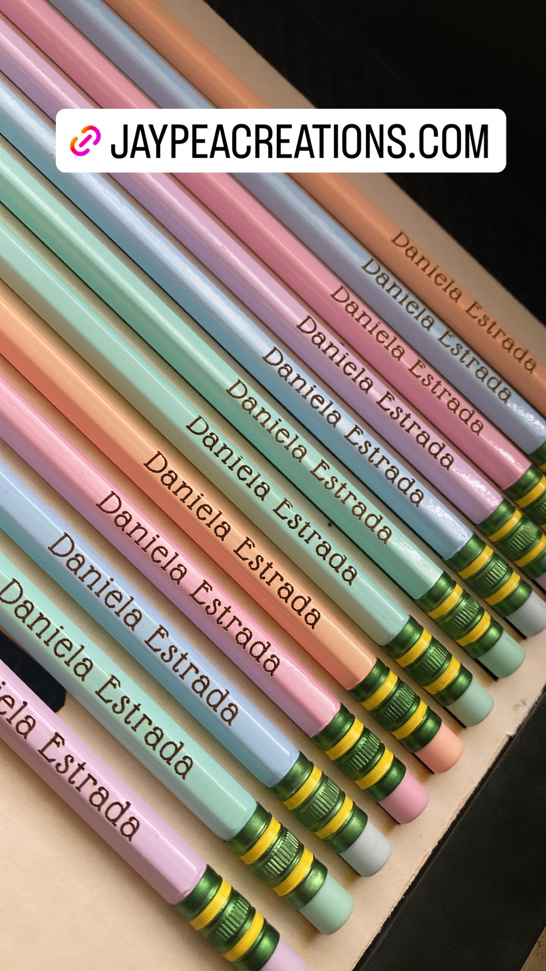 A dozen Engraved Pencils