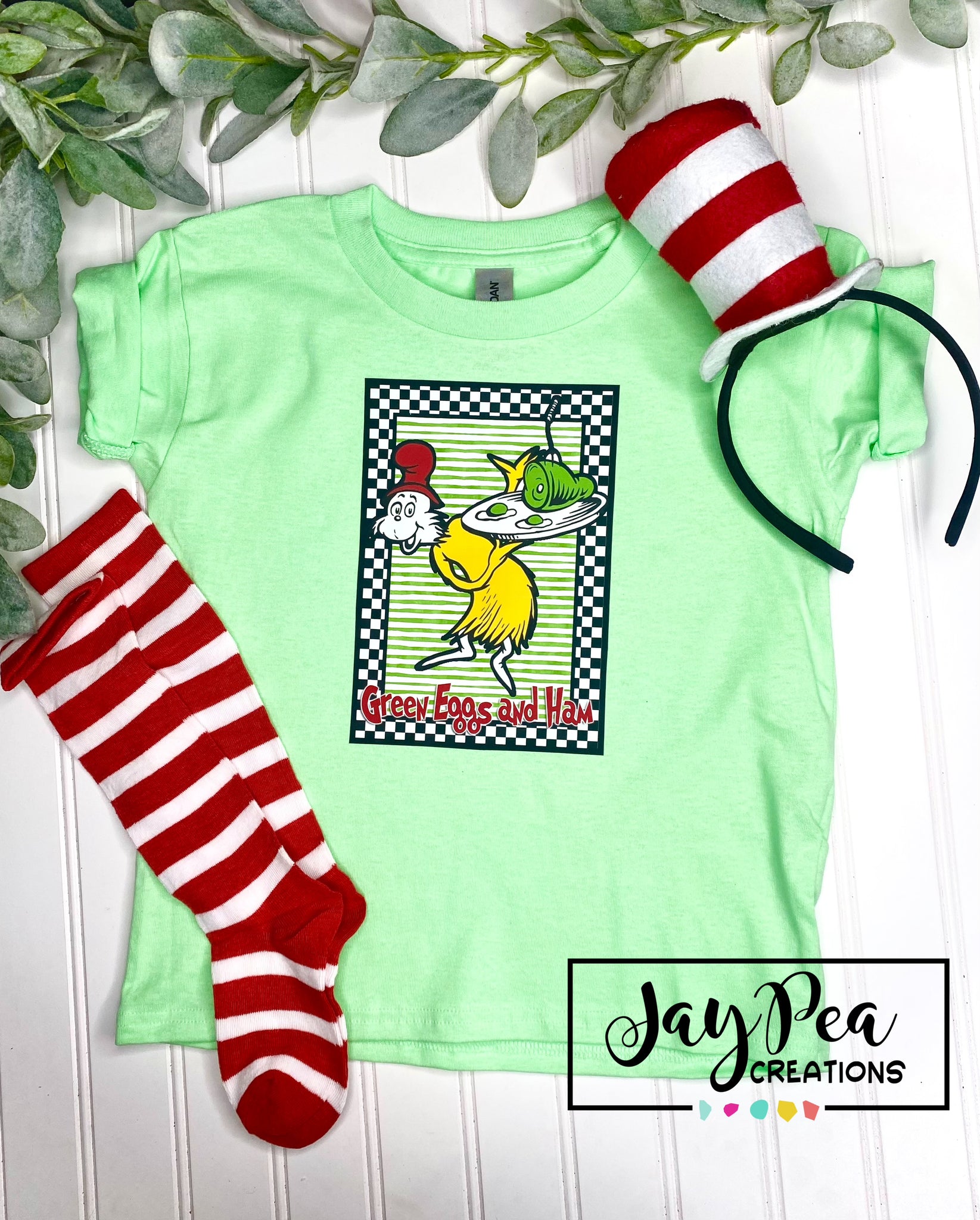 Green eggs and ham tee