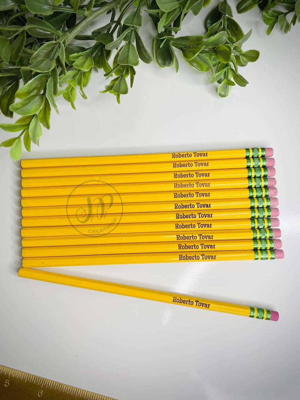 A dozen Engraved Pencils